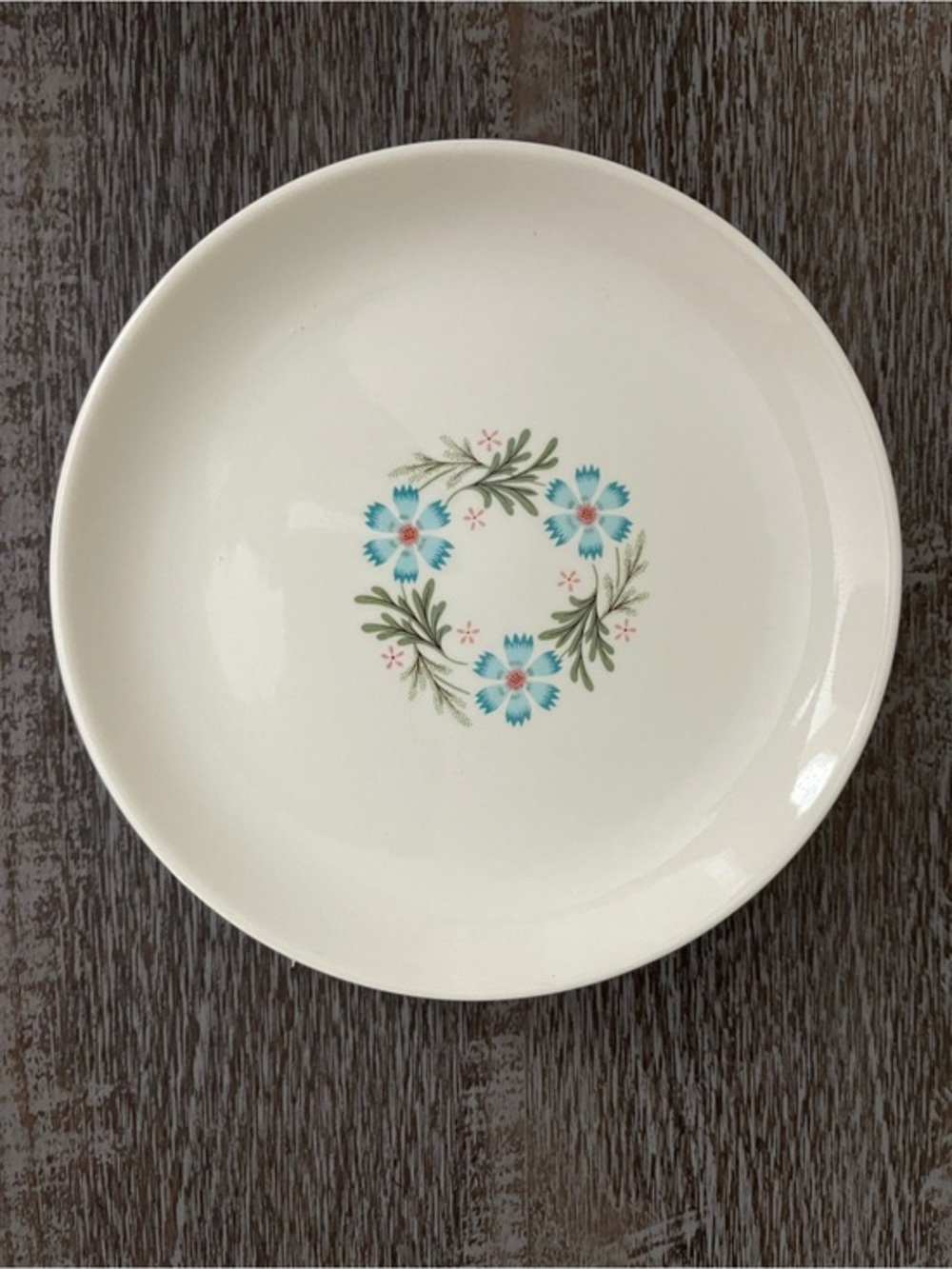 Vintage Taylor Smith & Taylor “Bridal Wreath” salad plates set of three